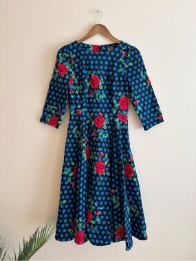 Hearts & Roses Olivia Rose Polka Dot Swing Dress US 6 UK 10 NEW NWT